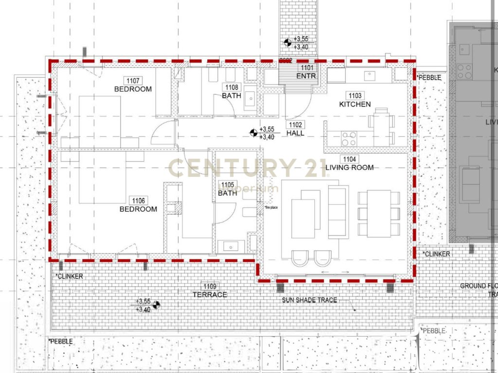 Apartment 2+1+2 on the First Floor with Spacious Area in Lura 5!