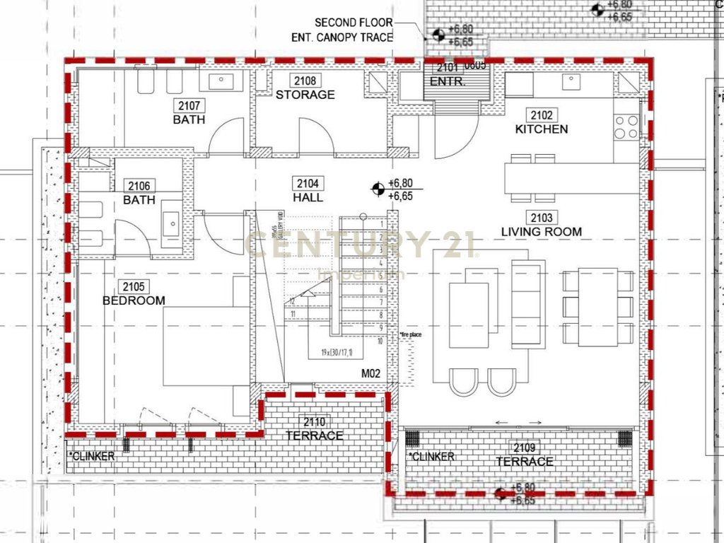 Unique 1+1 Apartment with 2 Bathrooms and Storage on the Second Floor in Lura 5!