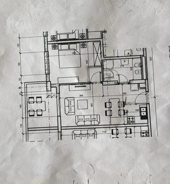 1+1 APARTMENT WITH SEA VIEW IN GOLEM!