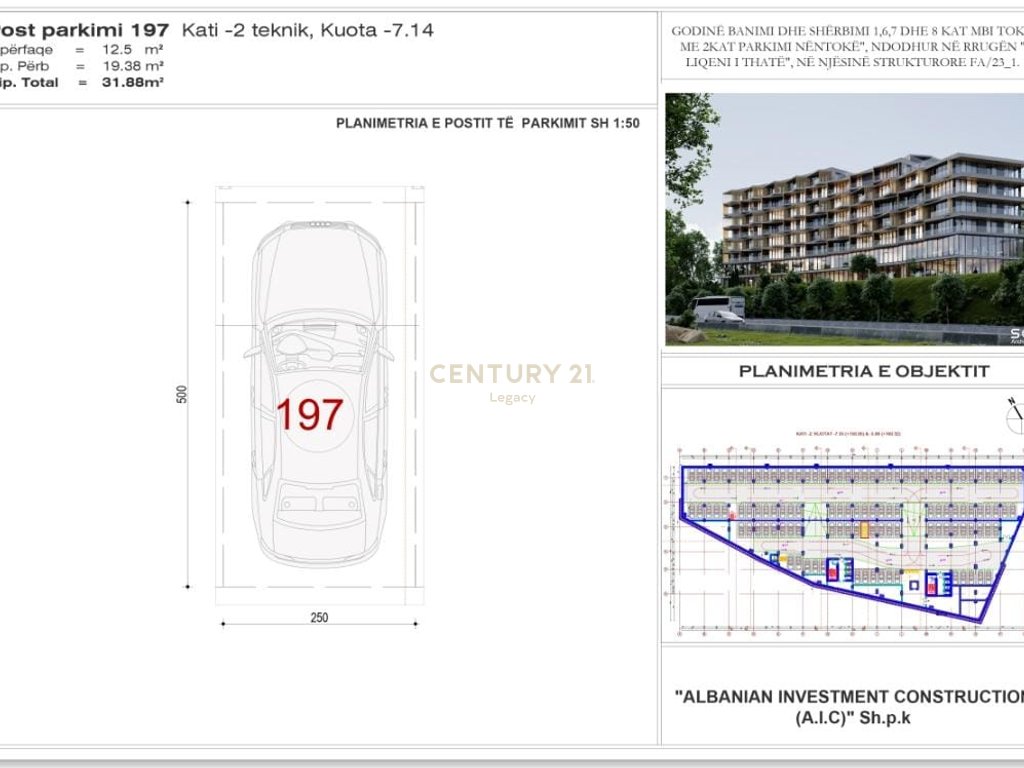 PARKING SPACE FOR SALE AT GRADIENT RESIDENCE, DRY LAKE ‼️36,000 Euro