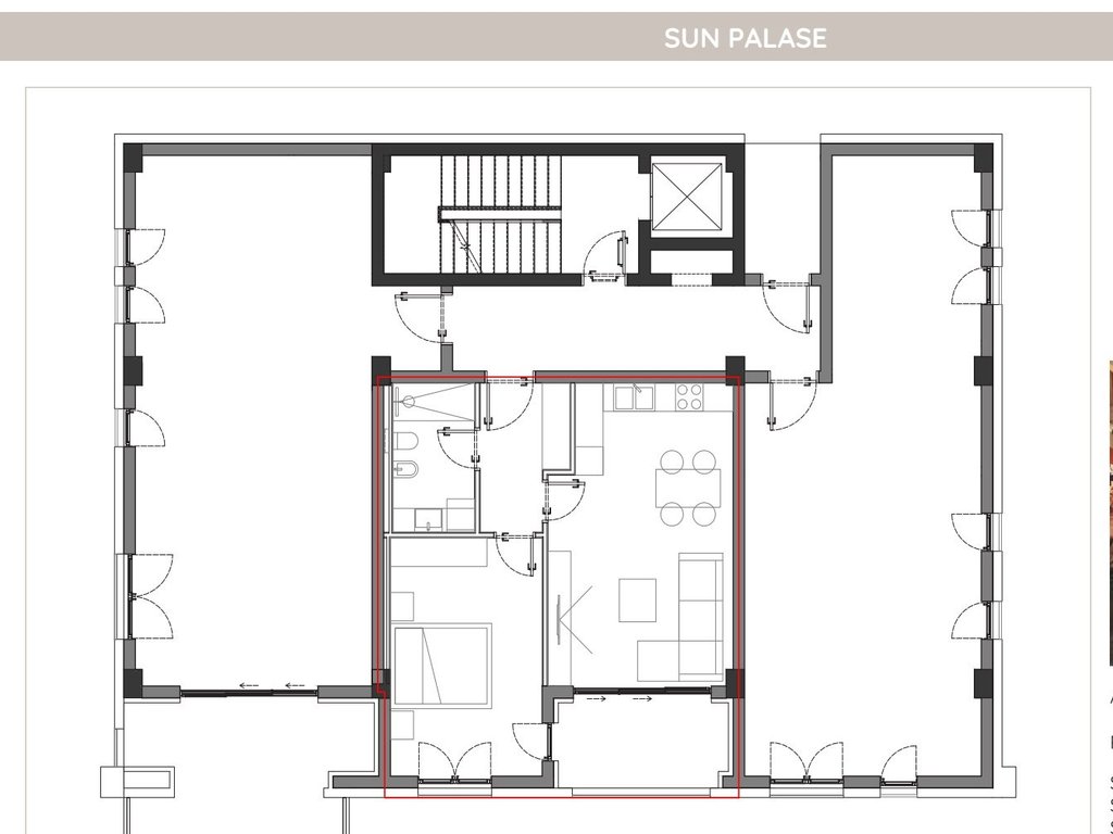 APARTMENT 1+1 FOR SALE, IN THE SUN PALACE RESIDENCE!