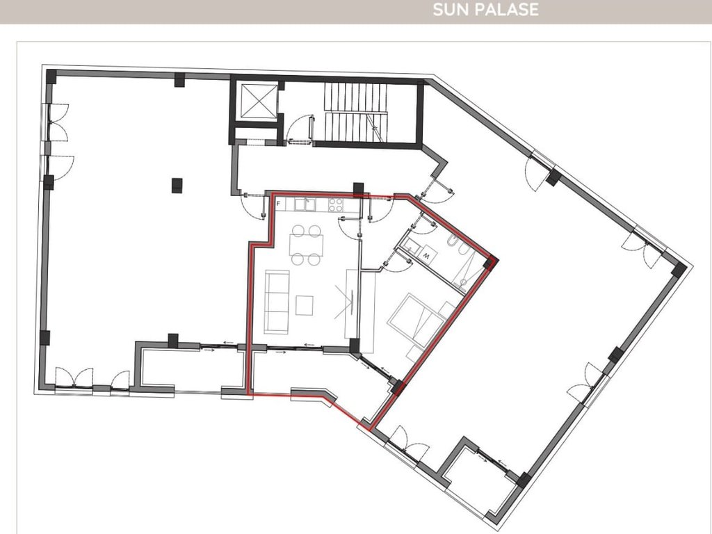 APARTMENT 1+1 FOR SALE, IN THE SUN PALACE RESIDENCE!