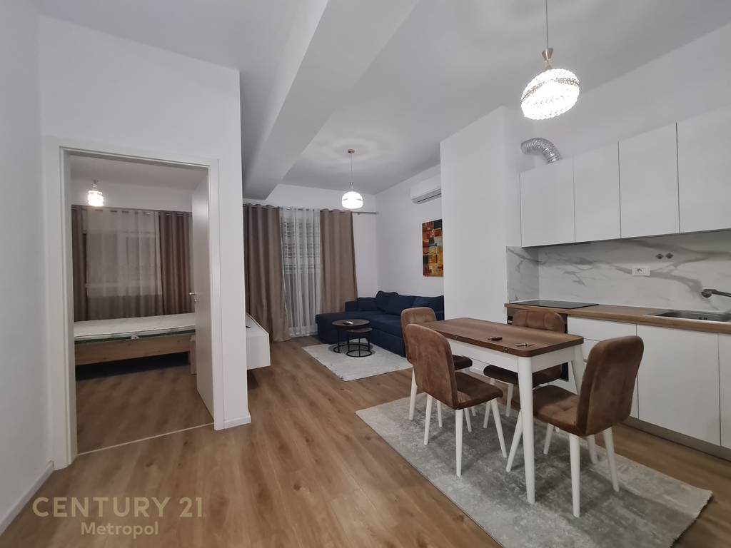 Her 1+1 apartment is fully furnished in the Kaimi Residence!