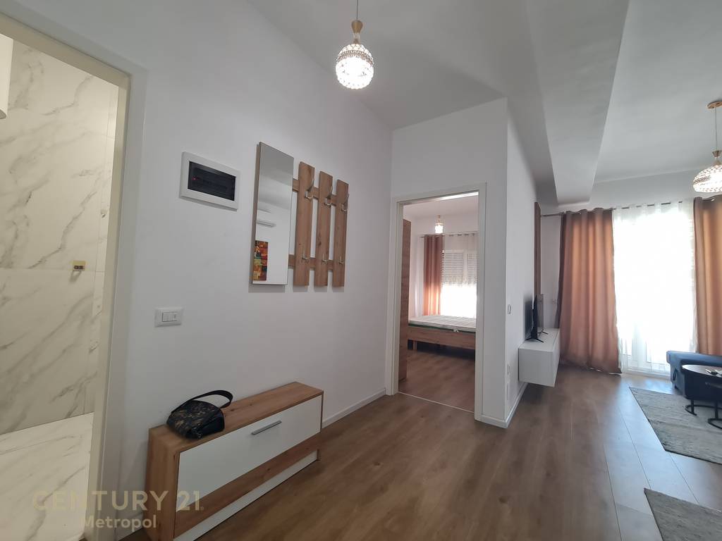 Her 1+1 apartment is fully furnished in the Kaimi Residence!