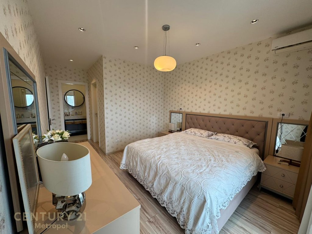 An exclusive 2+1+2 apartment is offered for sale in one of the most elite towers of Tirana, Ambassador 3!