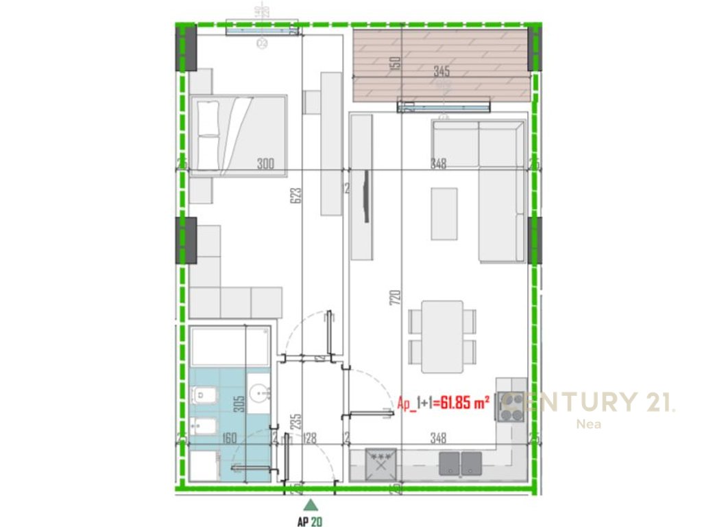 APARTMENT 1+1 FOR SALE IN ARDEN HILL