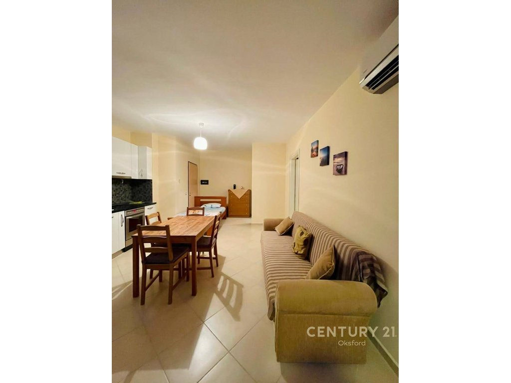 Jepet me qira apartament 1+1 në Rezidencën Odeon , Uji i Ftohtë, pranë Rrapit (Vlorë)
