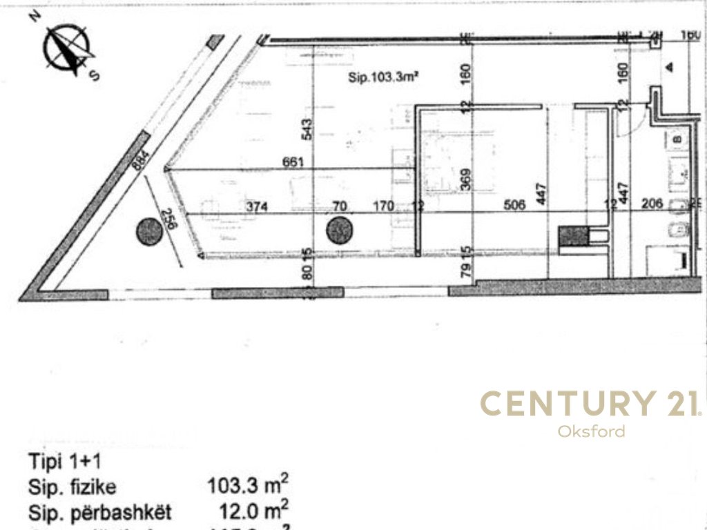 At Tirana Tower, we are selling a 1+1 apartment, on Xhanfize Keko Street in Xhamllik!