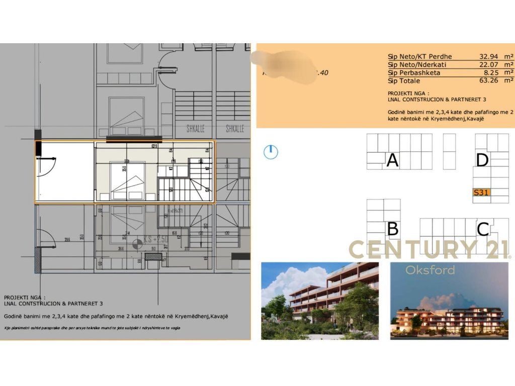 APARTMENT/DUPLEX 1+1 FOR SALE IN GOLEM