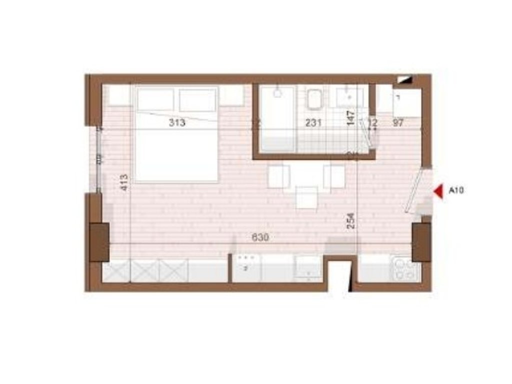 STUDIO APARTMENT FOR SALE IN SHENGJIN