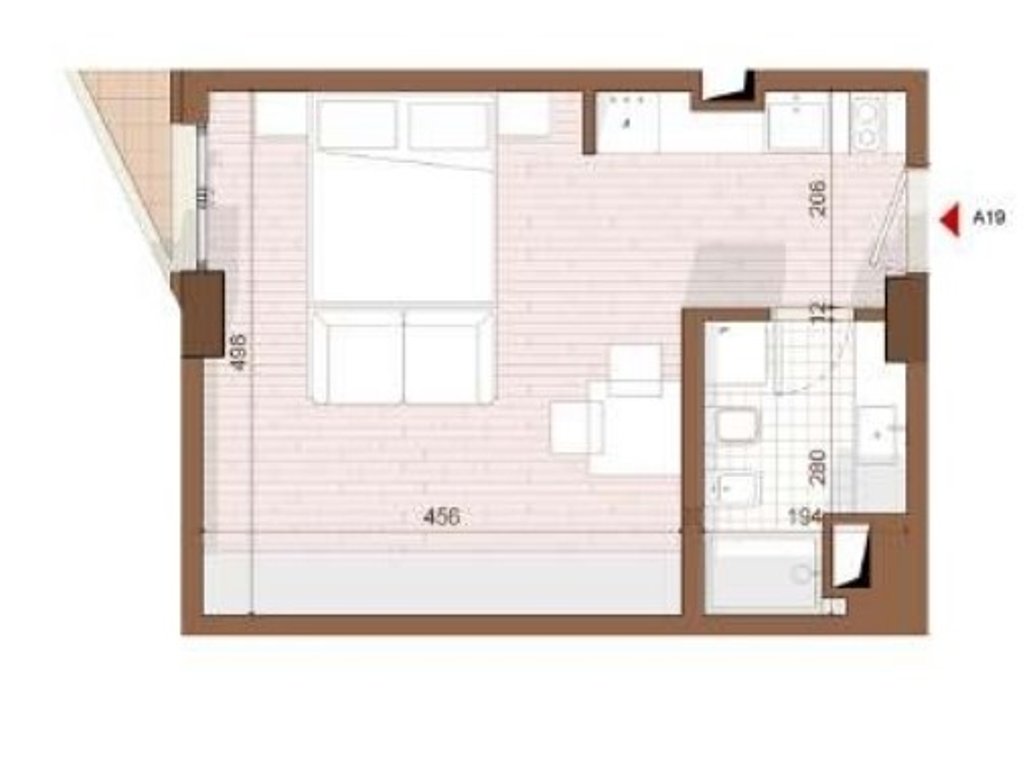 STUDIO APARTMENT FOR SALE IN SHENGJIN