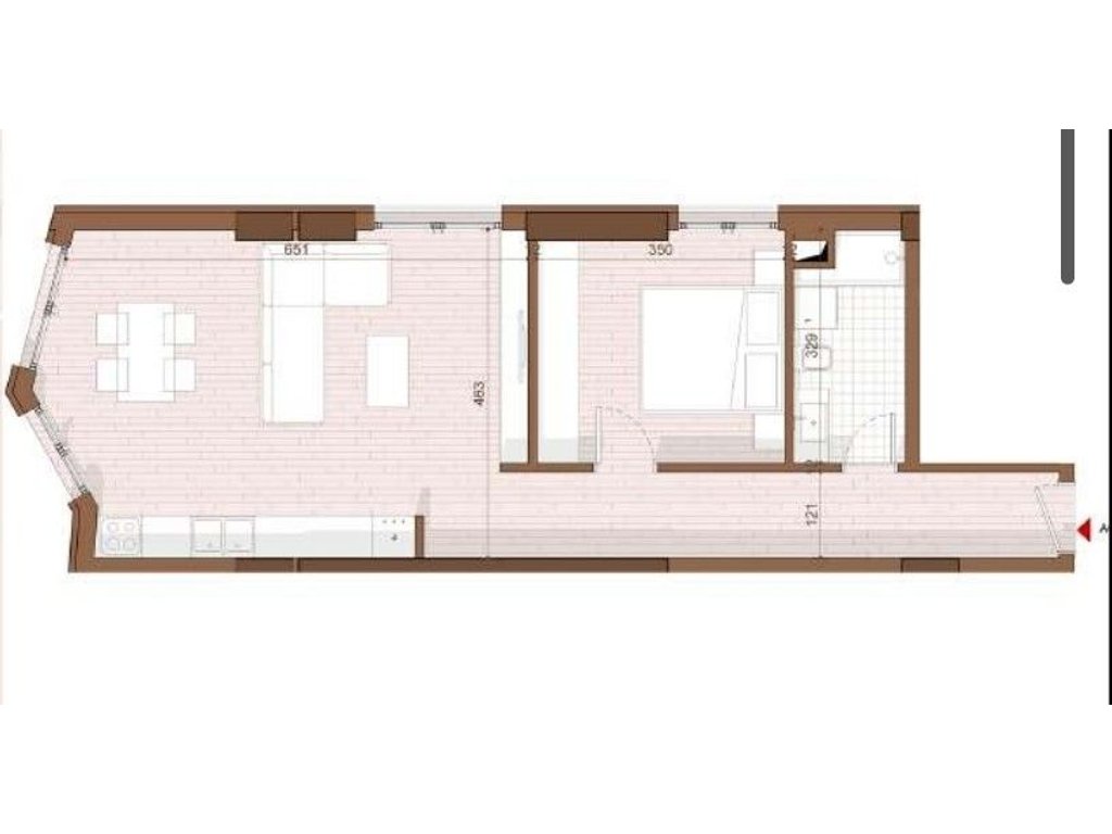 APARTMENT 1+1 FOR SALE IN SHENGJIN