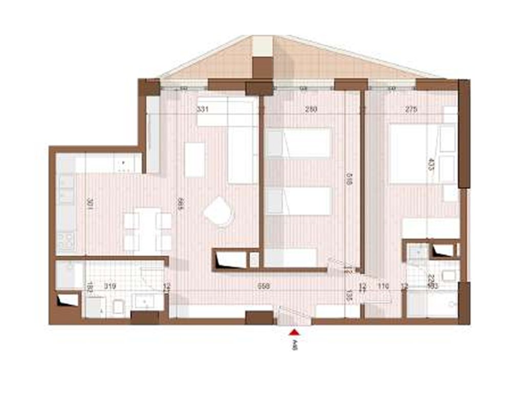 APARTMENT 2+1+2 FOR SALE IN SHENGJIN
