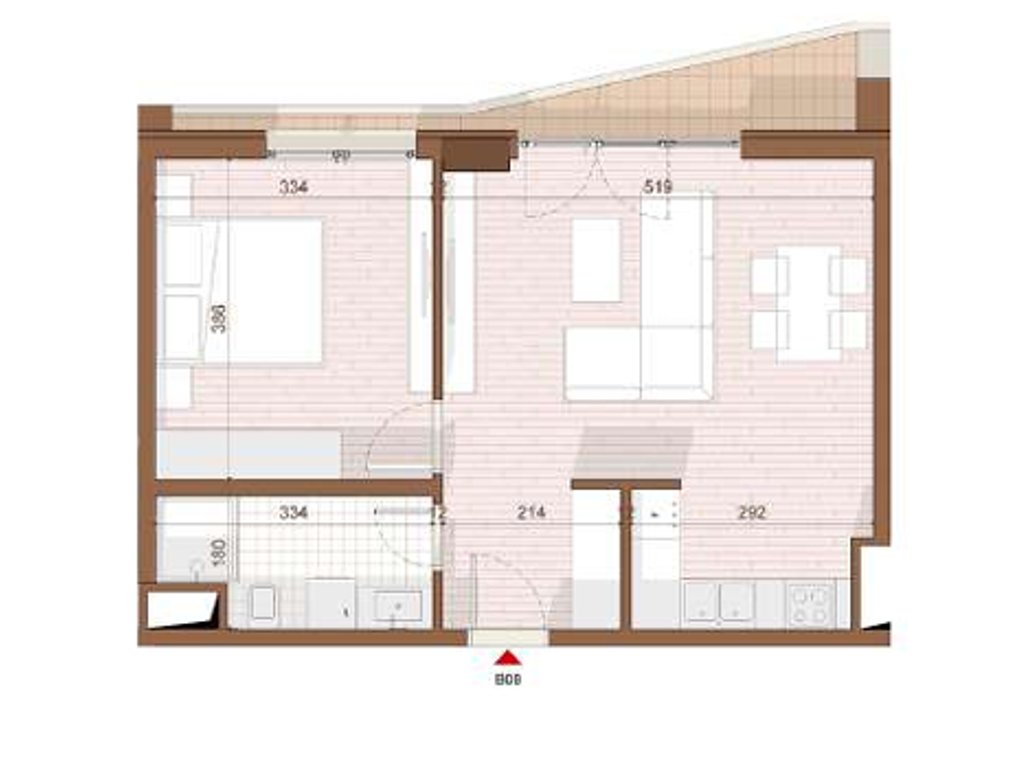 APARTMENT 1+1 FOR SALE IN SHENGJIN