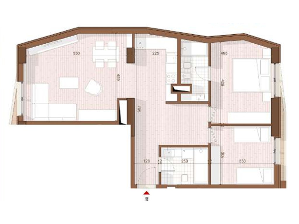 APARTMENT 2+1 FOR SALE IN SHENGJIN
