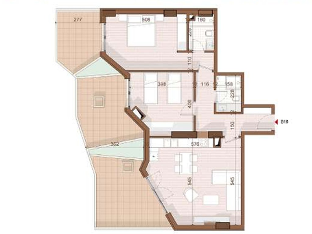 FOR SALE APARTMENT 2+1+2+ TERRACES IN SHENGJIN