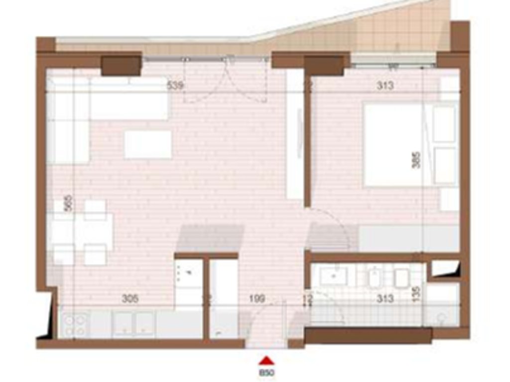 APARTMENT 1+1 FOR SALE IN SHENGJIN