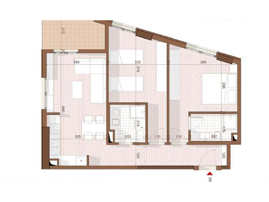 APARTMENT 2+1+2 FOR SALE IN SHENGJIN