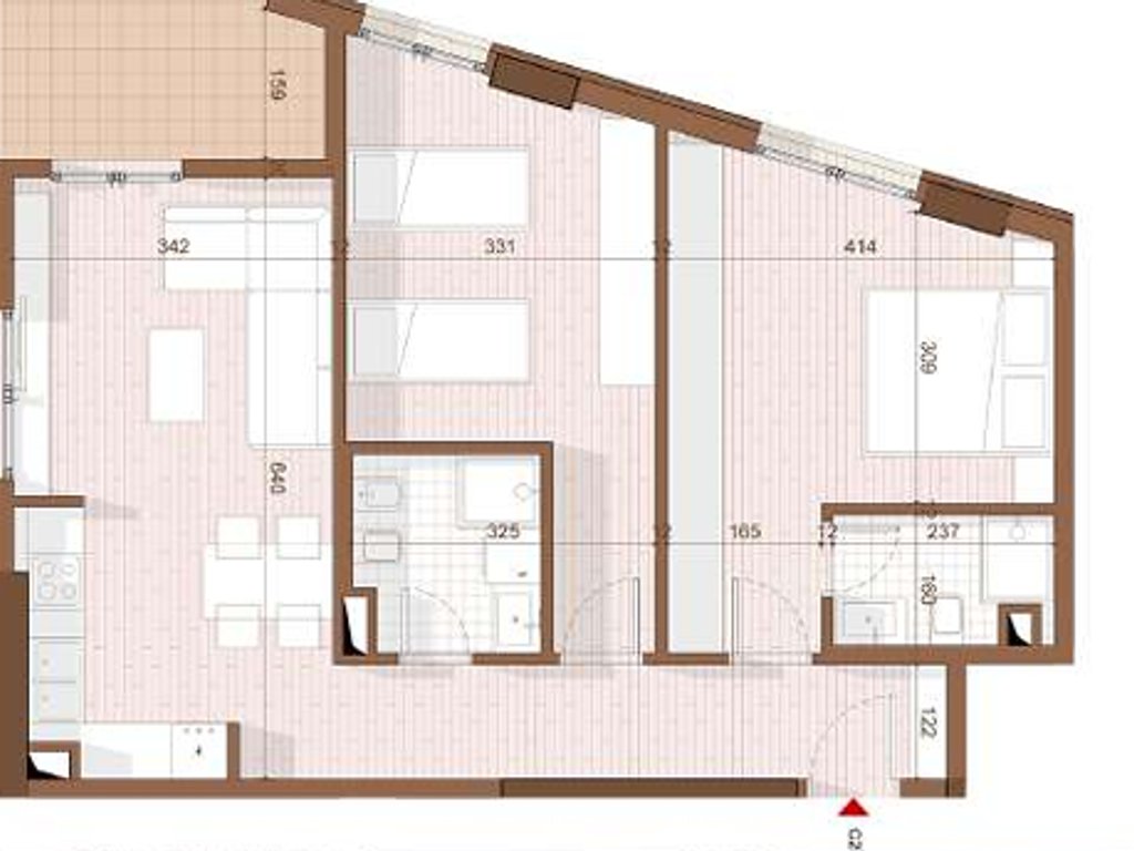 APARTMENT 2+1+2 FOR SALE IN SHENGJIN