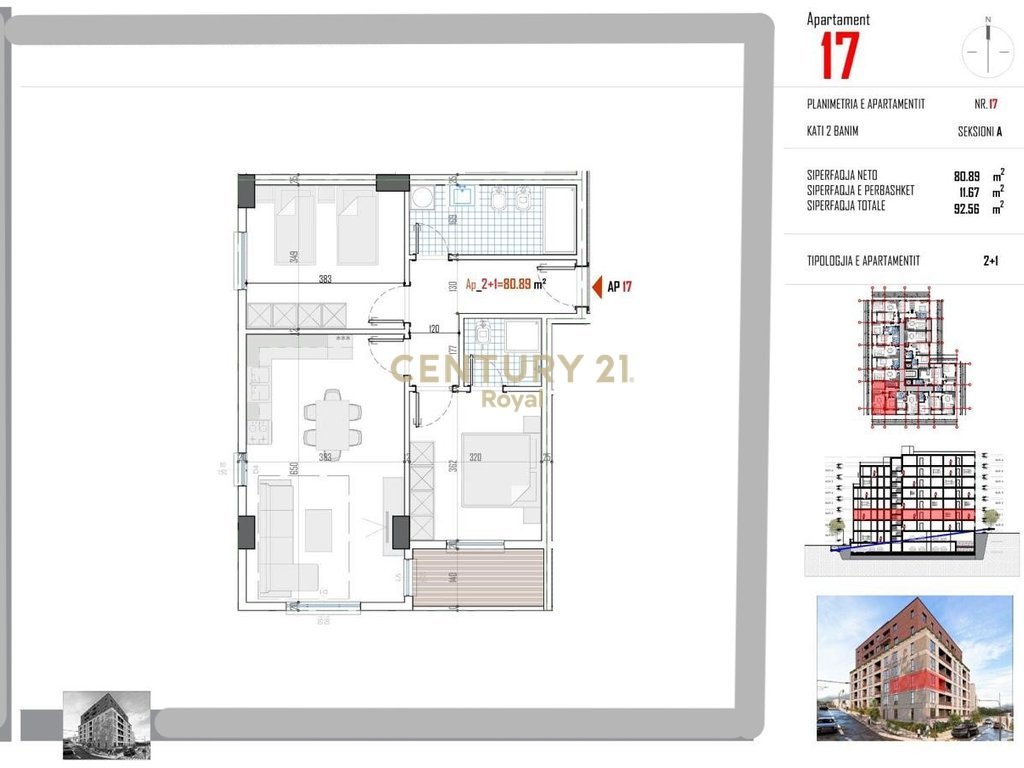 APARTMENT 2+1+2 FOR SALE IN PASKUQAN