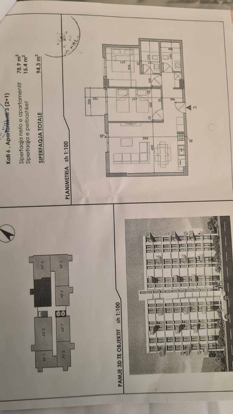 APARTMENT 2+1+2 FOR SALE WITH SEA VIEW IN GOLEM!!!