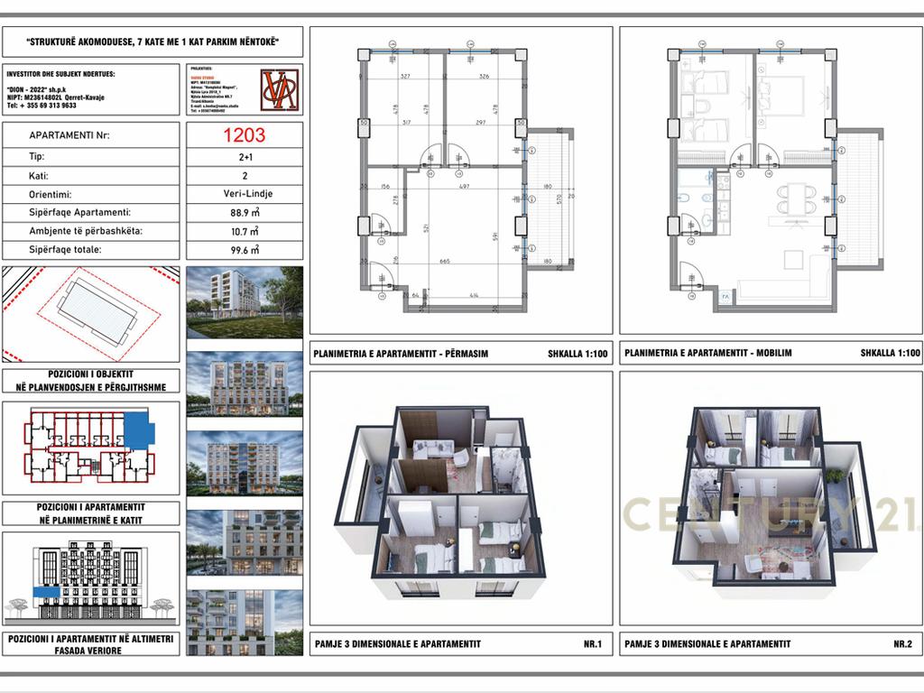 2+1 FOR SALE IN DION RESIDENCE IN QERRET LOCATED 200 METERS FROM THE SEA!!