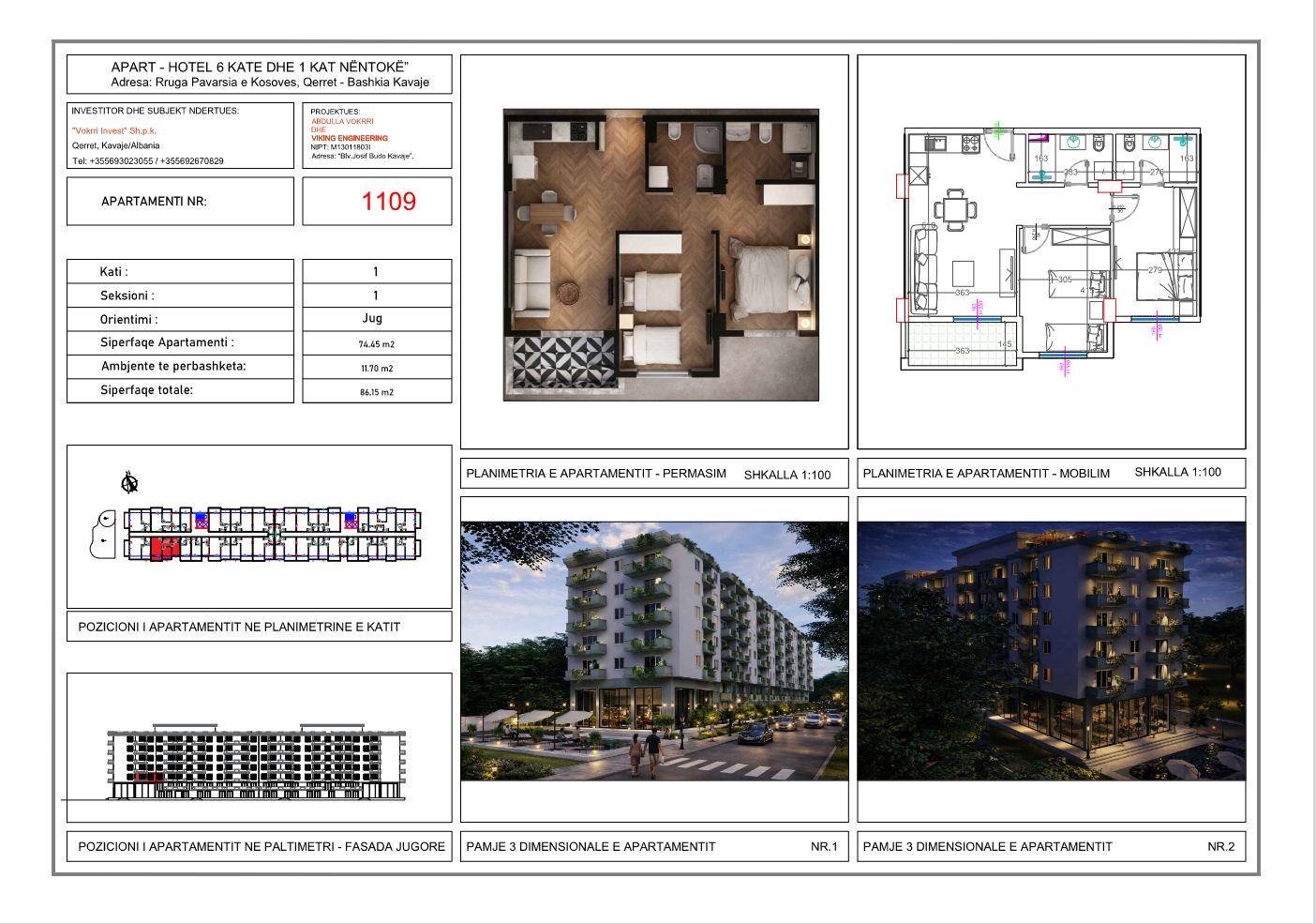 NEW APARTMENTS FOR SALE IN QERRET ONLY 200 METERS AWAY FROM THE SEA!!!