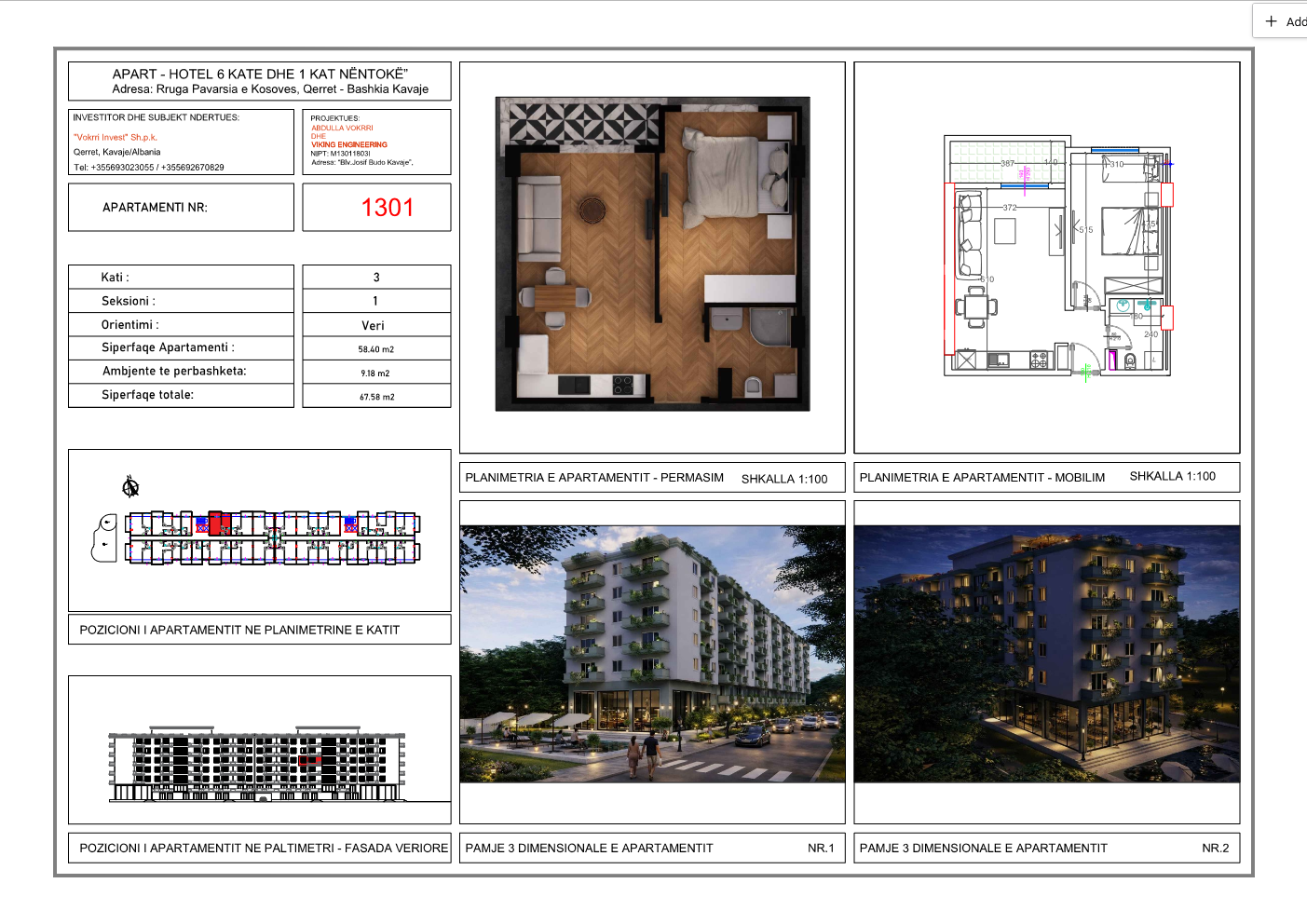 NEW RESIDENCE FOR SALE IN QERRET ONLY 200 METERS FROM THE SEA!!!