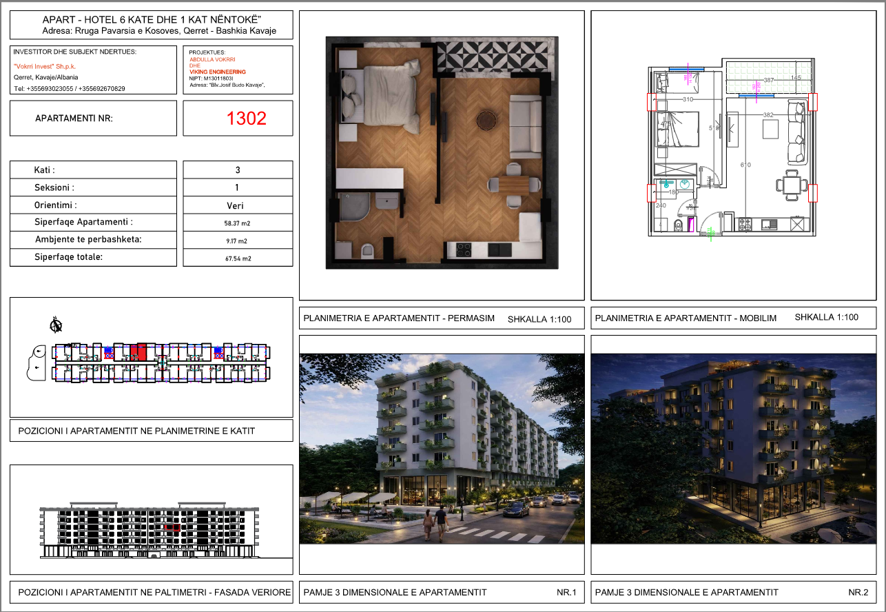 NEW RESIDENCE FOR SALE IN QERRET ONLY 200 METERS FROM THE SEA!!!