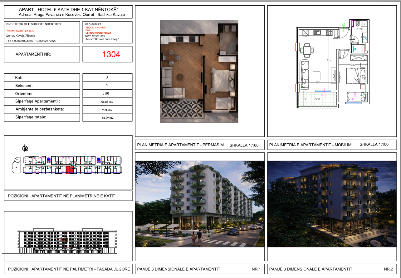 NEW RESIDENCE FOR SALE IN QERRET ONLY 200 METERS FROM THE SEA!!!