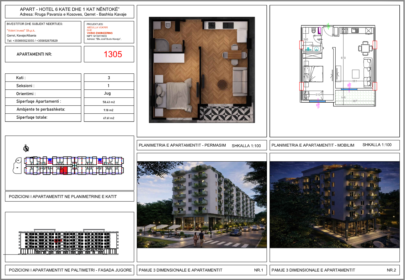NEW RESIDENCE FOR SALE IN QERRET ONLY 200 METERS FROM THE SEA!!!