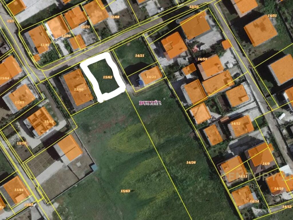 Land for sale on the beach above the highway, Durrës - €50,000 400 m²