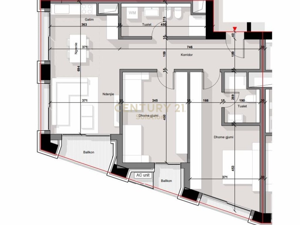 APARTMENT 2+1 FOR SALE NEAR TIRANA BOULEVARD