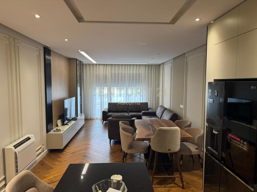 Premium apartment for rent 2+1+2+2 balconies with parking space at Olympic Residence Tirana