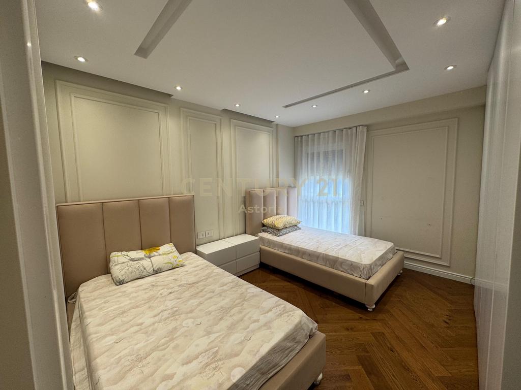 Premium apartment for rent 2+1+2+2 balconies with parking space at Olympic Residence Tirana