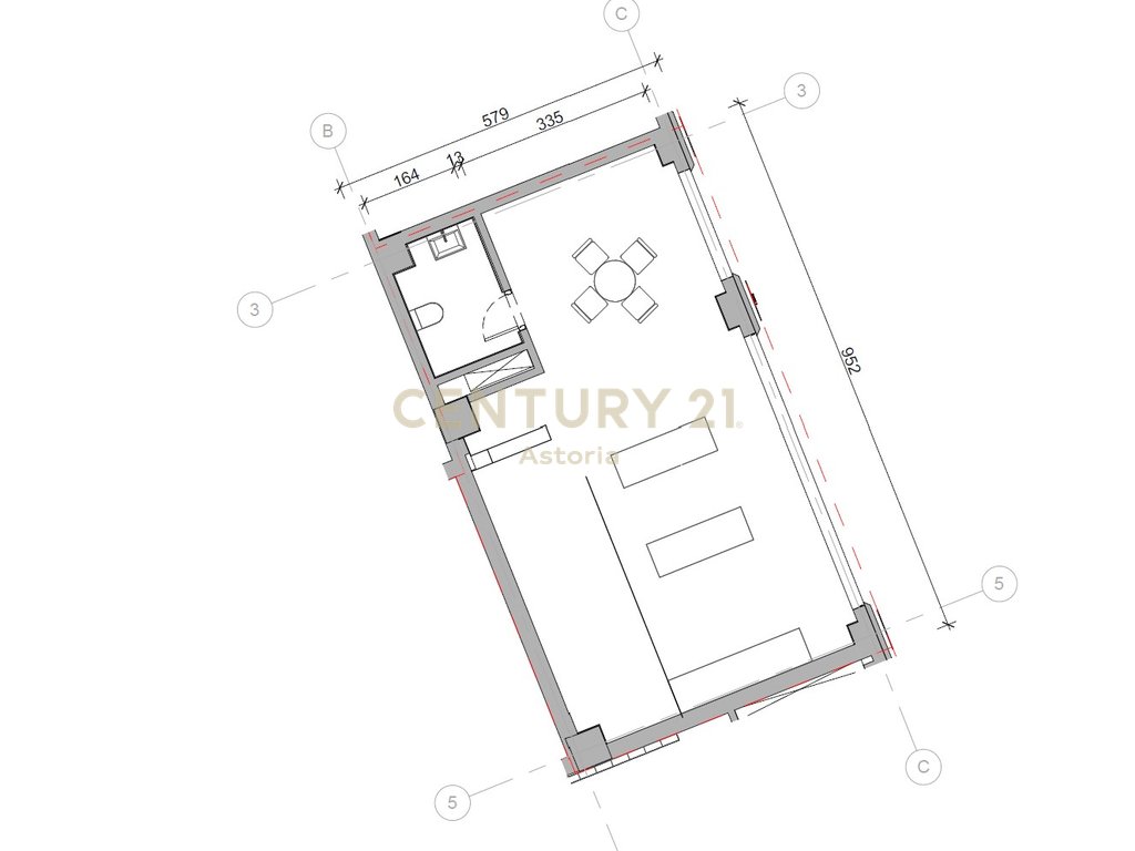 Service unit with mortgage for sale at MARGA 2 – Strategic location on New Boulevard, Tirana