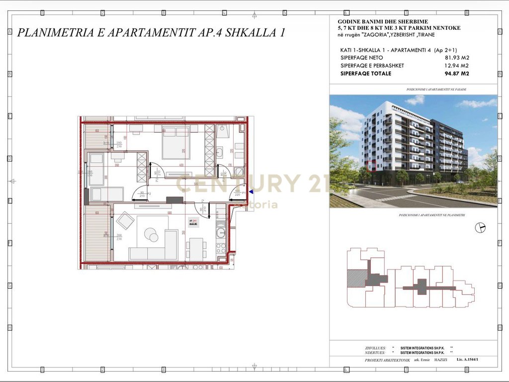 Apartment 2+1 in the Phoenix residence – Yzberish