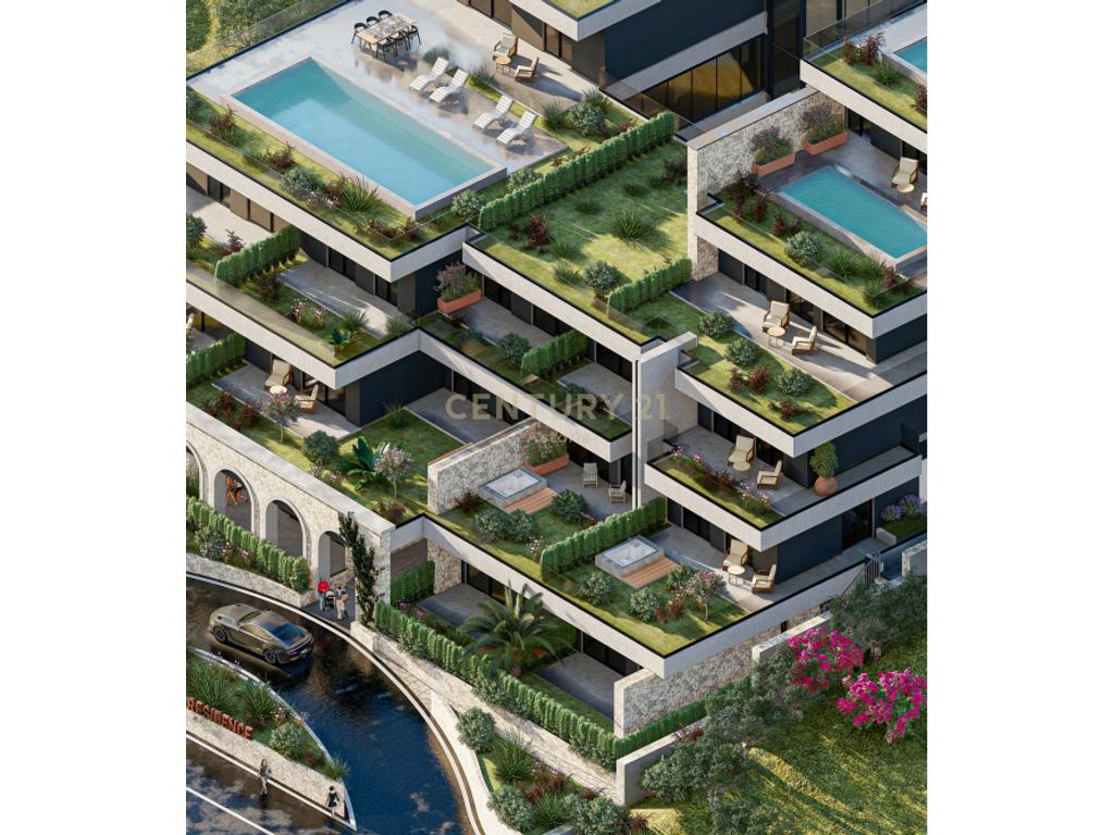 APARTMENT 2+1+2 FOR SALE IN GREEN TERRACE RESIDENCE, PALASE