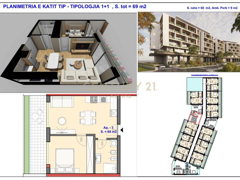 RESERVE WITH 500€, 1+1 APARTMENT FOR SALE IN ASTORIA RESIDENCE EDK, QERRET. INSTALLMENT PAYMENT OPTION!!