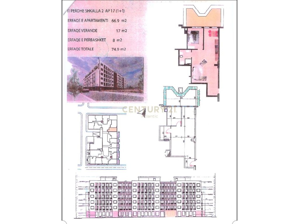 Apartment 1+1+17 m2 Veranda For Sale in Golem, Durrës - €75,000 | 92 m²