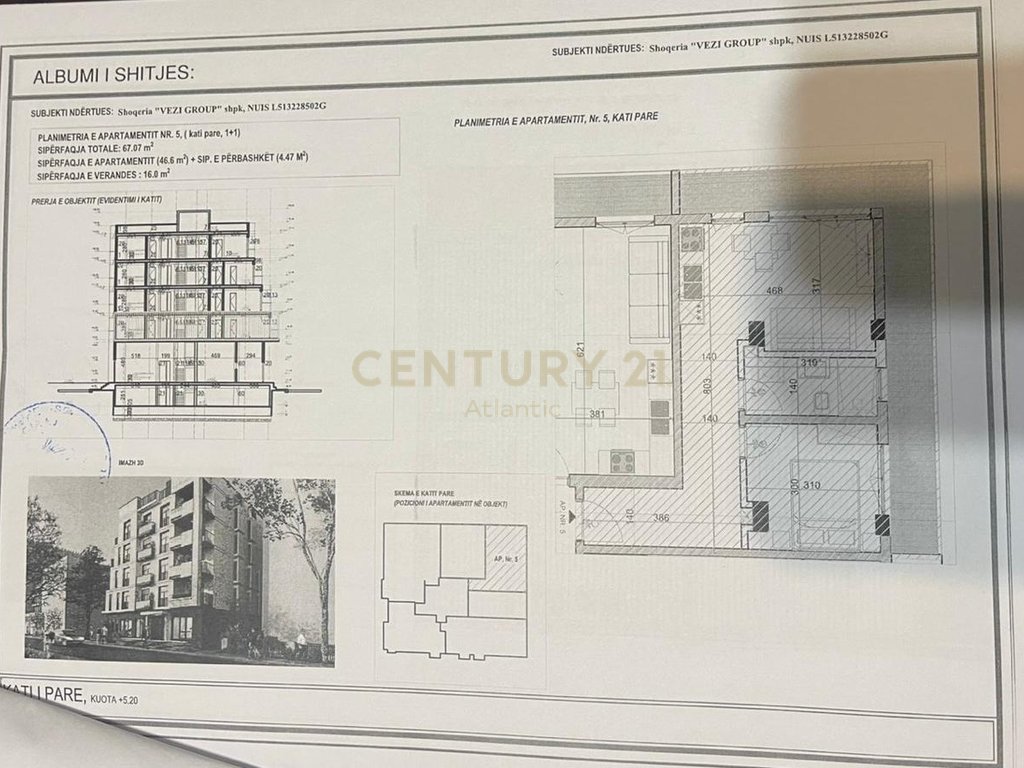 APARTMENT 1+1 FOR SALE IN GOLEM, NEW CONSTRUCTION!