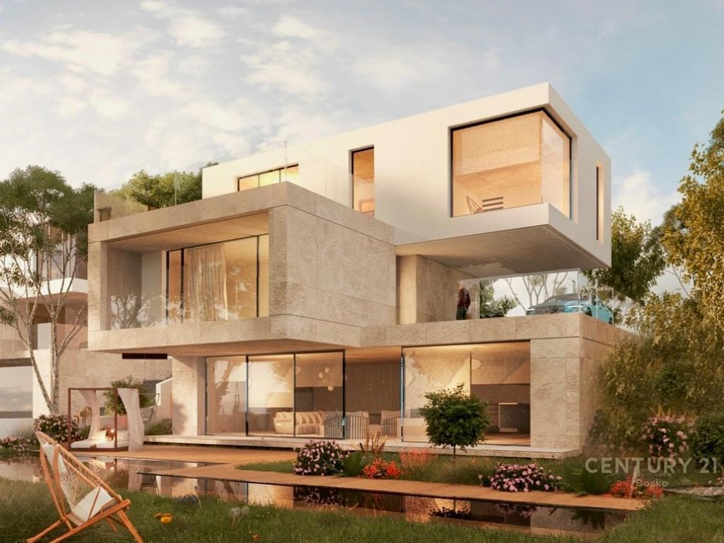 Blin Residence, Villa for Sale with Pool – First Line by Lake Farka