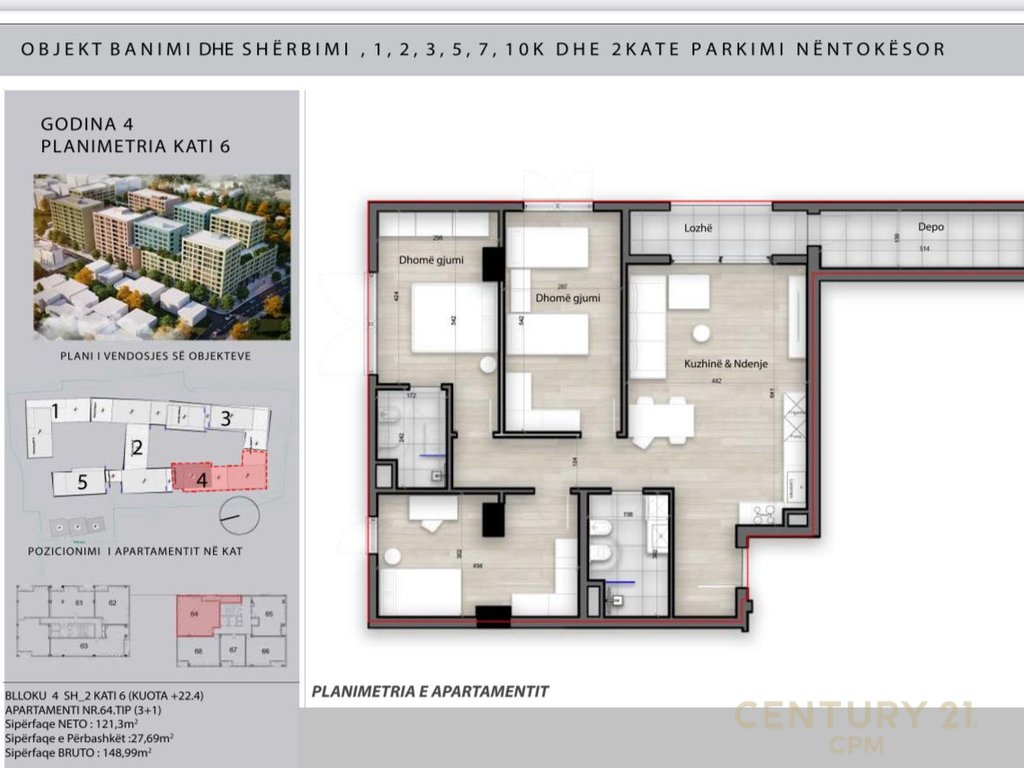 SPLENDOR RESIDENCE SHESIM APARTMENT 3+1+2+STORAGE