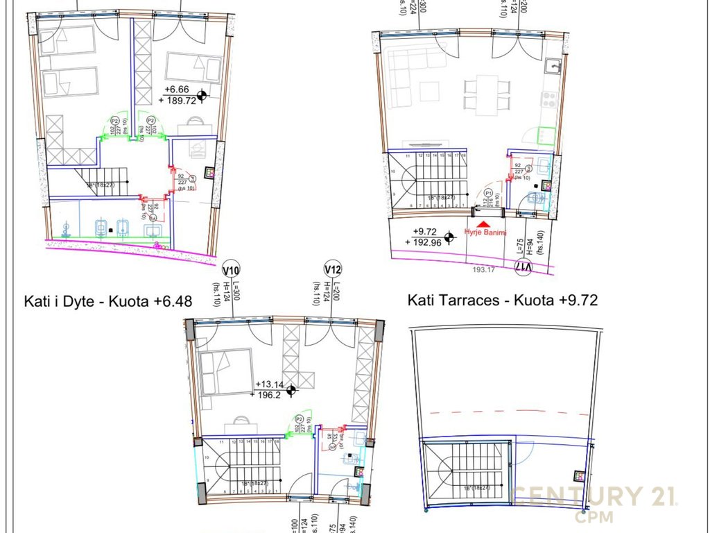 Triplex 4+1 for sale at Kodra e Diellit Residence 2