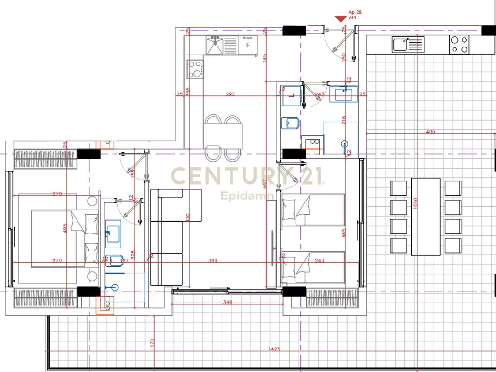 APARTMENT 2+1 FOR SALE IN "PORTO LALZI" HAMALLAJ