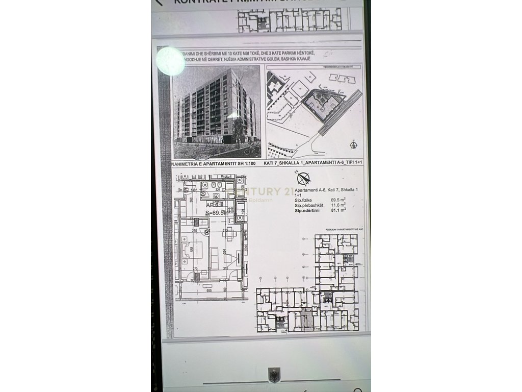 1+1 Apartment for sale in Qerret, Durrës