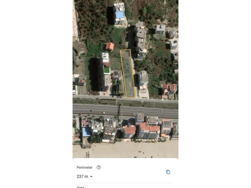 BUILDING PERMIT 170 METERS FROM THE SEA TO THE KAVAJË ROCK