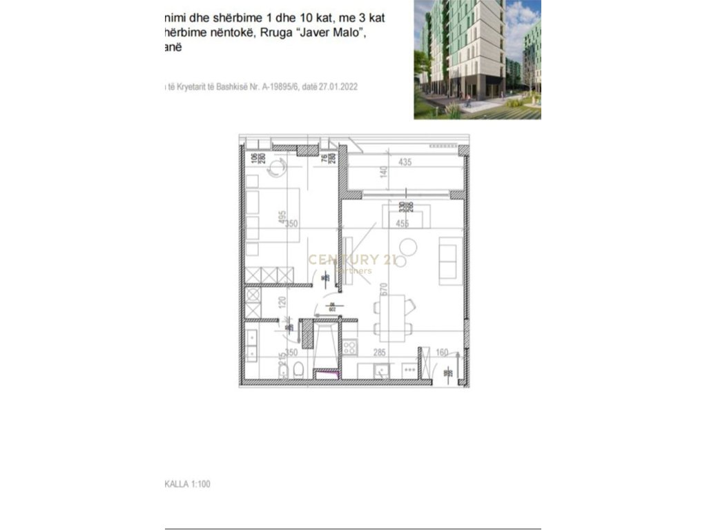 Shesim Apartment 1+1 at Tirana RiverSide Residence, JAVER MALO street, Tirana!