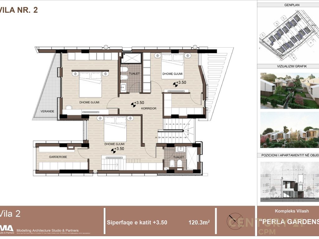 3-story villa for sale at Perla Residence in Mjull - Bathore