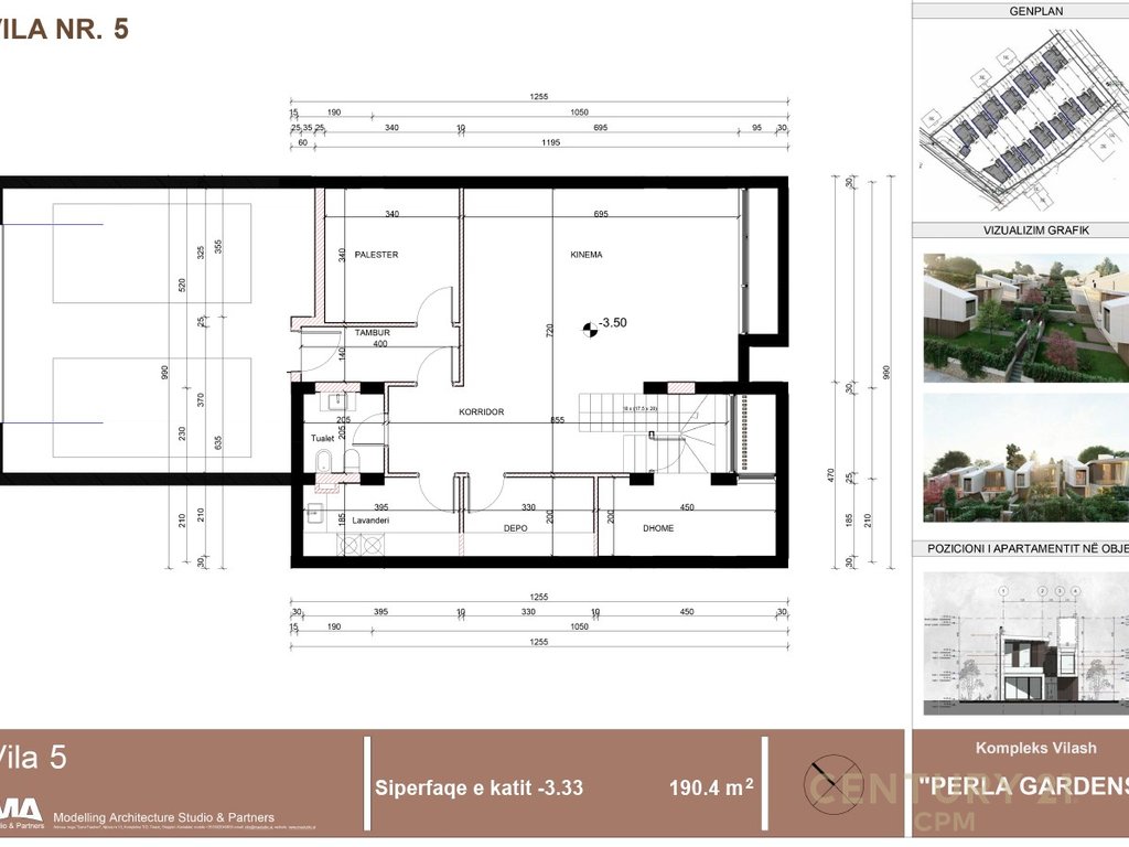 3-story villa for sale at Perla Residence in Mjull - Bathore